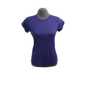 Champion C9 Brand Semi Fitted Active Wear Women Size Medium Purple Short Sleeve